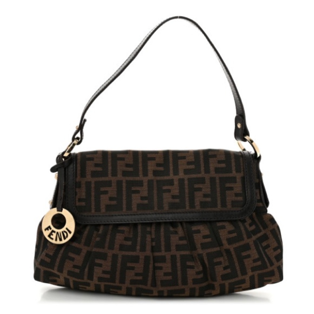 Zucca Small Chef Shoulder Bag (Black & Brown)